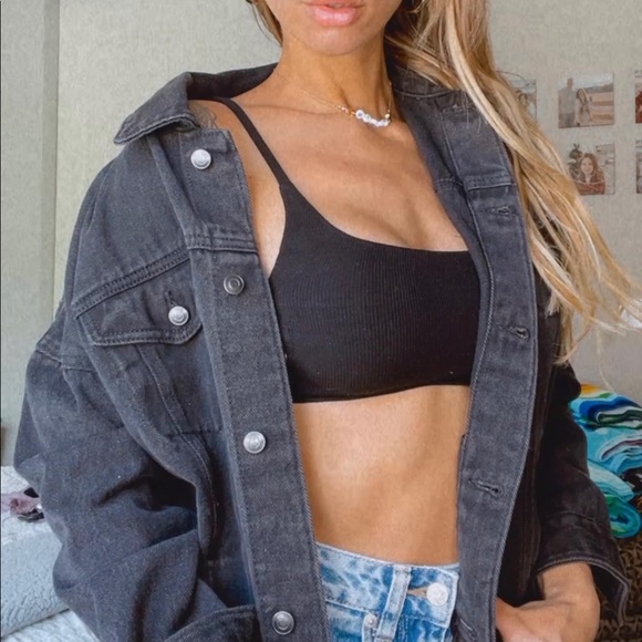 Fashion Nova Shorts Crop Top Set Black - Picture 8 of 9